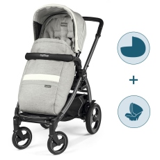 Passeggino Trio Peg Perego Book 51 S Modular collezione 2020 Luxe Pure
