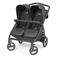 Passeggino Gemellare Peg Perego Book for Two collezione 2023 Ardesia