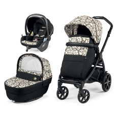 Passeggino Trio Peg Perego Book Lounge Modular collezione 2022 Graphic Gold