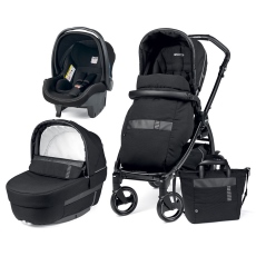Passeggino Trio Peg Perego Book Rock Elite Modular collezione 2020 Rock Black