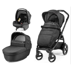 Passeggino Trio Peg Perego Book Smart Modular collezione 2024 Titanium