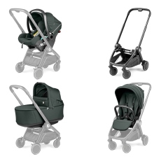 Passeggino Trio Peg Perego City Loop Modular Lounge collezione 2025 Metal