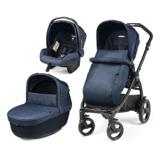 Passeggino Trio Peg Perego Futura Modular collezione 2021 Indigo