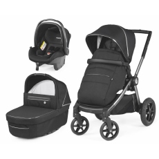 Passeggino Trio Peg Perego GT4 SL Modular collezione 2022 Black Shine