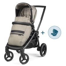Passeggino Duo Peg Perego Team Travel System collezione 2020 Luxe Ecru
