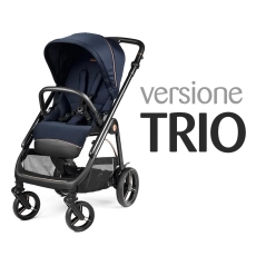 Passeggino Trio Peg Perego Trio Veloce Brio Modular collezione 2025 Blue Shine