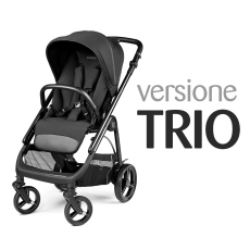 Passeggino Trio Peg Perego Trio Veloce Modular collezione 2025 True Black