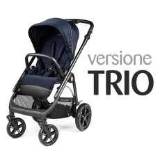 Passeggino Trio Peg Perego Trio Veloce TC Brio Modular collezione 2025 Blue Shine