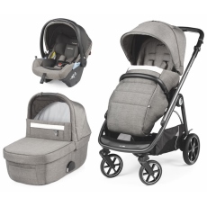 Passeggino Trio Peg Perego Veloce Lounge Modular collezione 2022 City Grey