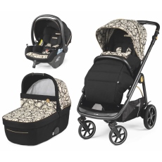 Passeggino Trio Peg Perego Veloce Lounge Modular collezione 2022 Graphic Gold