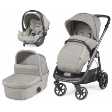 Passeggino Trio Peg Perego Veloce Lounge Modular collezione 2022 Moonstone
