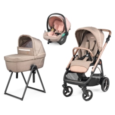 Passeggino Trio Peg Perego Veloce Modular Lounge collezione 2025 Mon Amour