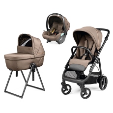 Passeggino Trio Peg Perego Veloce Modular Lounge collezione 2025 Pine Bark