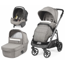 Passeggino Trio Peg Perego Veloce SL Modular collezione 2021 City Grey