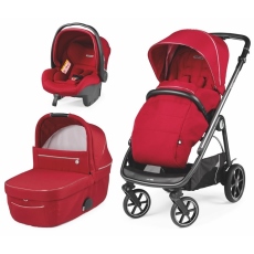 Passeggino Trio Peg Perego Veloce SL Modular collezione 2022 Red Shine