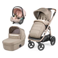 Passeggino Trio Peg Perego Veloce TC Lounge Modular collezione 2023 Mon Amour