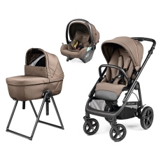Passeggino Trio Peg Perego Veloce TC Modular Lounge collezione 2025 Pine Bark