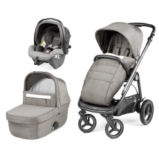 Passeggino Trio Peg Perego Veloce TC SLK Modular collezione 2023 City Grey
