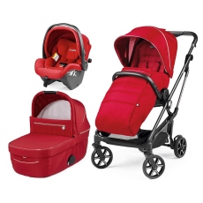 Passeggino Trio Peg Perego Vivace SLK Modular collezione 2022 Red Shine