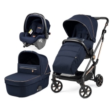 Passeggino Trio Peg Perego Vivace SLK Modular Special Edition collezione 2023 Blue Shine