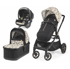 Passeggino Trio Peg Perego Ypsi Lounge Modular collezione 2021 Graphic Gold