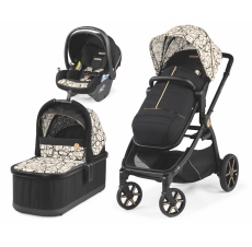 Passeggino Trio Peg Perego Ypsi Lounge Modular collezione 2022 Graphic Gold