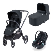 Passeggino Trio RECARO Celona Trio collezione 2023 Prime Mat Black