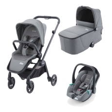 Passeggino Trio RECARO Sadena Trio collezione 2021 Prime Silent Grey