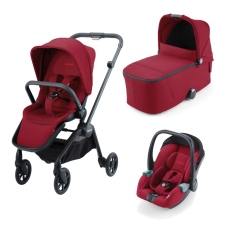 Passeggino Trio RECARO Sadena Trio collezione 2023 Select Garnet Red