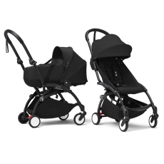 Passeggino Duo Stokke Duo YOYO3 con Bassinet collezione 2024 Nero