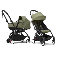 Passeggino Duo Stokke Duo YOYO3 con Bassinet collezione 2024 Verde Oliva