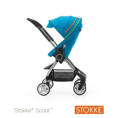 Passeggino Quattro Ruote Stokke Scoot collezione 2014 Urban Blue