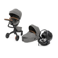 Passeggino Trio Stokke Trio Xplory X collezione 2024 Grigio Moderno