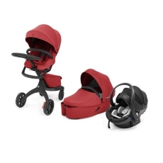 Passeggino Trio Stokke Trio Xplory X collezione 2024 Rosso Rubino