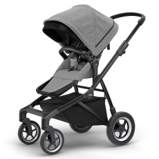 Passeggino Quattro Ruote Thule Sleek collezione 2023 Black Gray Melange