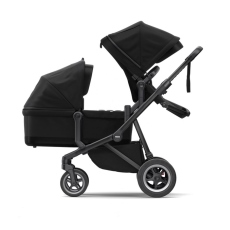 Passeggino Gemellare Thule Sleek fratellare collezione 2019 Black on Black