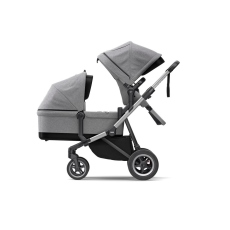 Passeggino Gemellare Thule Sleek fratellare collezione 2019 Grey Melange