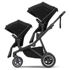 Passeggino Gemellare Thule Sleek gemellare collezione 2023 Midnight Black on Black