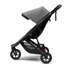 Passeggino Tre Ruote Thule Spring collezione 2020 Grey Melange