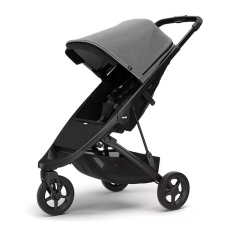 Passeggino Tre Ruote Thule Spring collezione 2023 Grey Melange