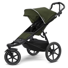 Passeggino Tre Ruote Thule Urban Glide 2 collezione 2023 Black Cypress Green
