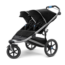 Passeggino Gemellare Thule Urban Glide 2 Double collezione 2019 Jet Black