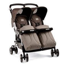 Passeggino Gemellare Peg Perego Aria Twin collezione 2013 Mokka