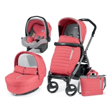 Passeggino Trio Peg Perego Book 51 Elite Modular collezione 2018 Breeze Coral