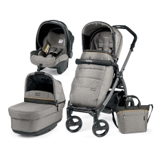 Passeggino Trio Peg Perego Book 51 Pop-Up Modular collezione 2018 Luxe Grey