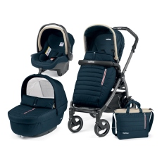 Passeggino Trio Peg Perego Book 51 S Elite Modular collezione 2018 Breeze Blue