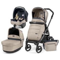 Passeggino Trio Peg Perego Book 51 S Pop-Up Modular collezione 2018 Luxe Beige