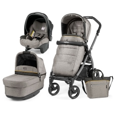 Passeggino Trio Peg Perego Book 51 S Pop-Up Modular collezione 2018 Luxe Grey