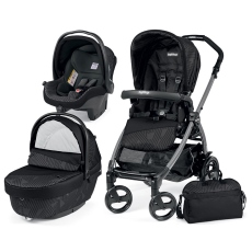 Passeggino Trio Peg Perego Book 51 XL Modular collezione 2018 Geo Black