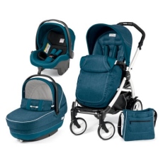 Passeggino Trio Peg Perego Book 51 XL Modular collezione 2016 Saxony Blue